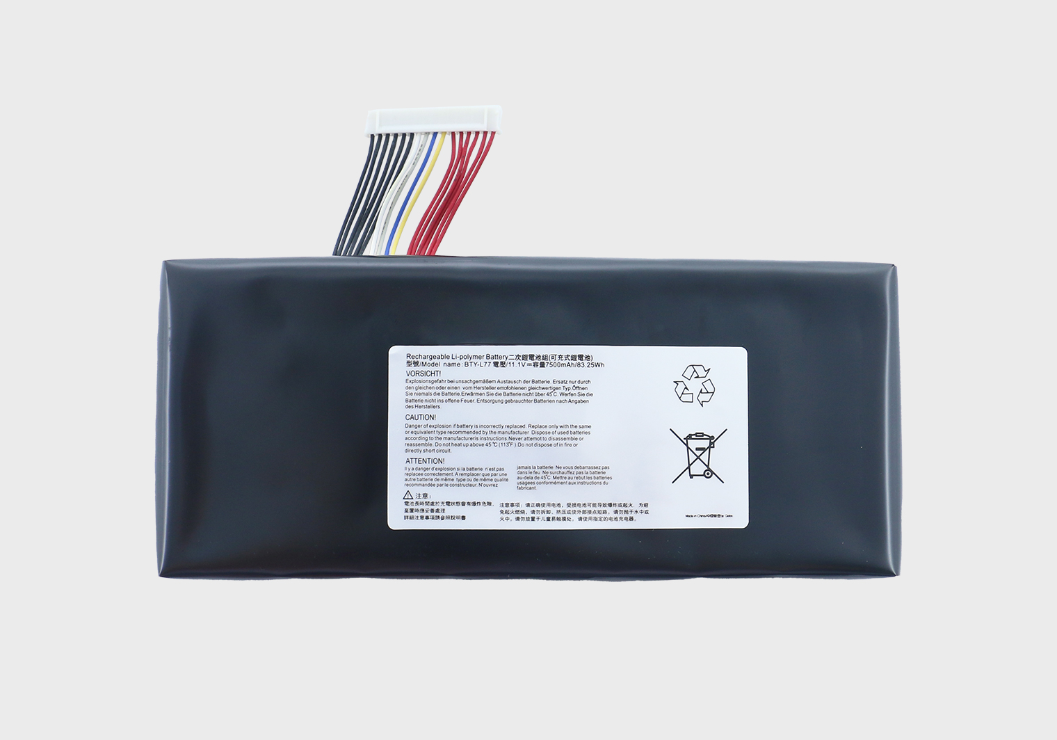 ����MSI΢�� GT72VR GT72VR 6RD GT72S GT72 2QD BTY-L77,MS-1781/1782/1783/1785 �ʼǱ�������õ��