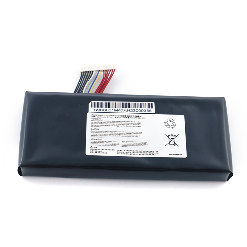 ����MSI΢�� GT72VR GT72VR 6RD GT72S GT72 2QD BTY-L77,MS-1781/1782/1783/1785 �ʼǱ�������õ��